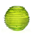 William Yeoward Sophie Vase Citrine 9" / 230mm in Citrine, handmade crystal, on a white background