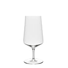 William Yeoward Starr Beer Glass, handmade crystal, on a white background