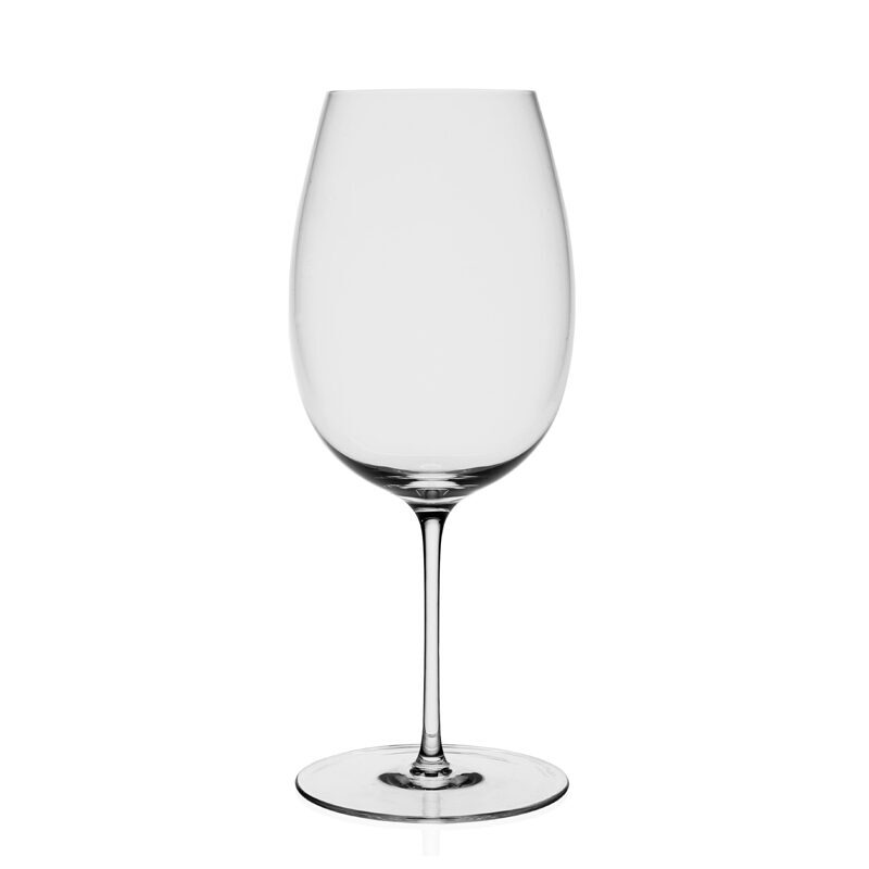 William Yeoward Starr Bordeaux, handmade crystal, on a white background