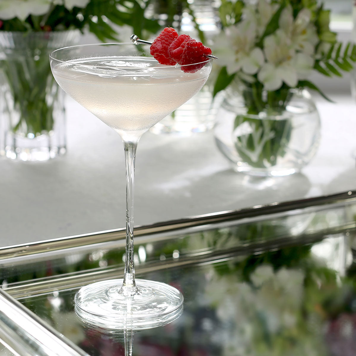William Yeoward Starr Coupe, handmade crystal, detail view