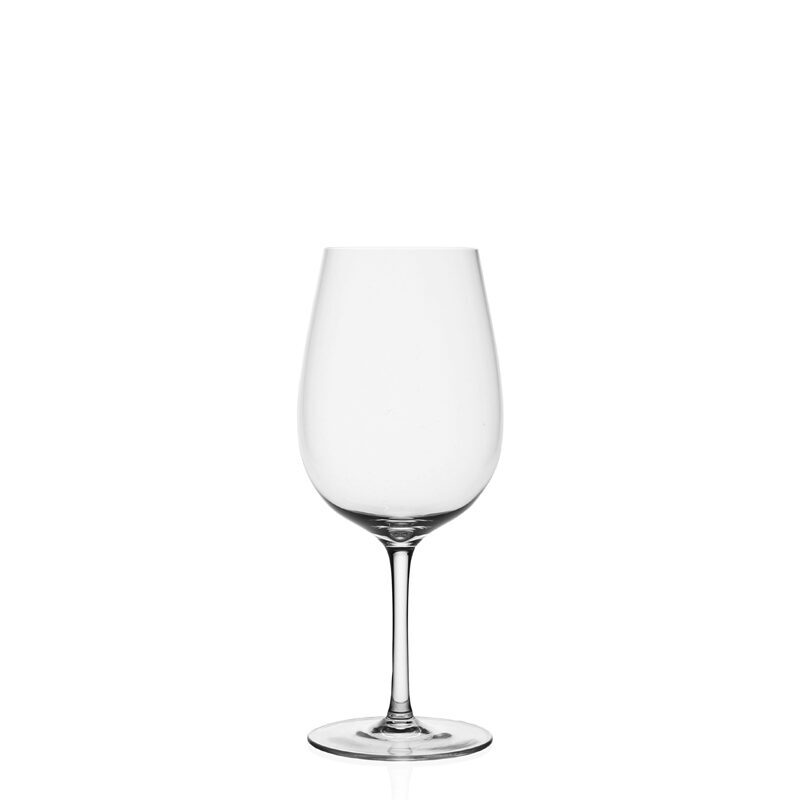 William Yeoward Starr Dessert Wine, handmade crystal, on a white background