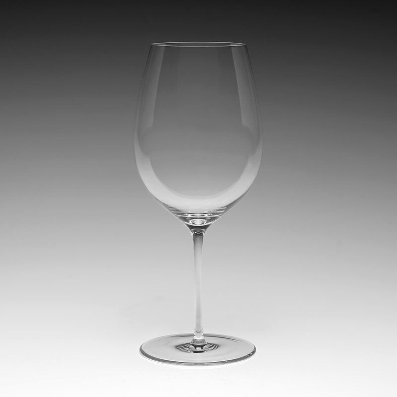 William Yeoward Starr Large Bordeaux, handmade crystal, on a white background