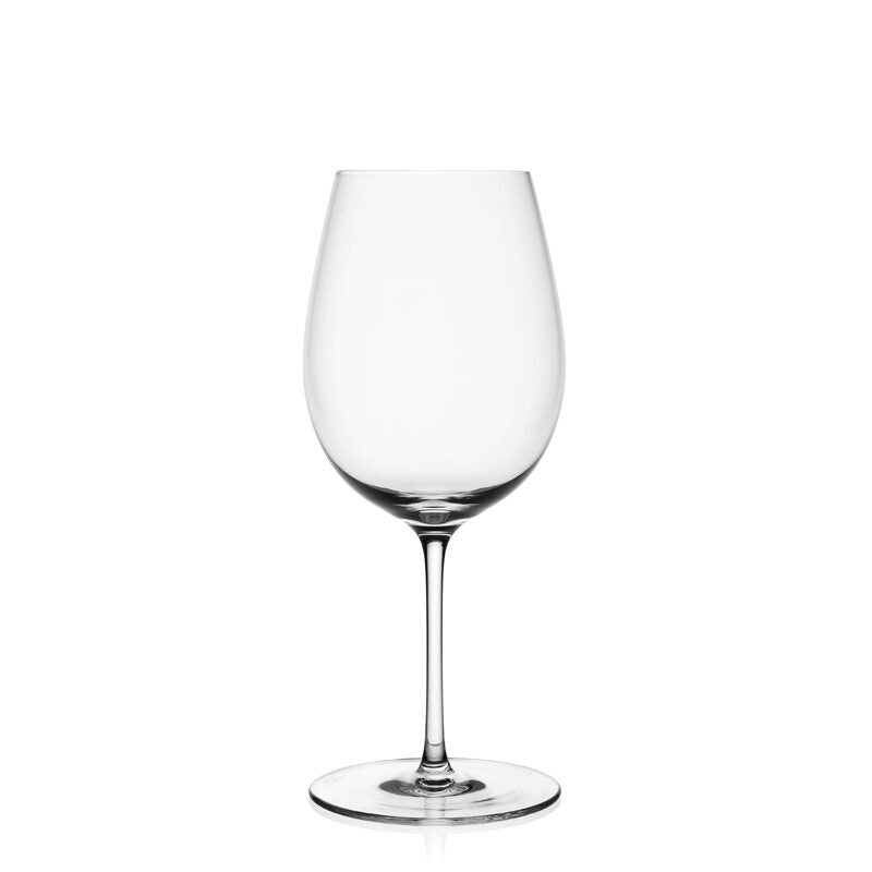 William Yeoward Starr White Wine, handmade crystal, on a white background