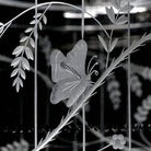 William Yeoward The Butterfly House, handmade crystal, detail view