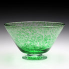 William Yeoward Vanessa Bowl Forest Green in Forest Green, handmade crystal, detail view