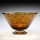 William Yeoward Vanessa Bowl Tortoise in Tortoise, handmade crystal, detail view