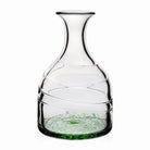 William Yeoward Vanessa Carafe Forest Green in Forest Green, handmade crystal, on a white background