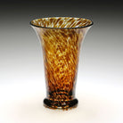 William Yeoward Vanessa Flower Vase Tortoise 7½" / 190mm, handmade crystal, detail view