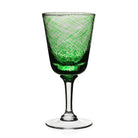 William Yeoward Vanessa Goblet Forest Green in Forest Green, handmade crystal, on a white background