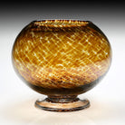 William Yeoward Vanessa Rose Bowl Tortoise 7" / 180mm, handmade crystal, detail view