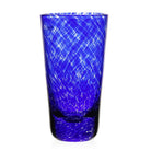 William Yeoward Vanessa Tumbler Highball Sicilian Blue in Sicilian Blue, handmade crystal, detail view