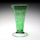 William Yeoward Vanessa Vase Forest Green 11" / 28cm in Forest Green, handmade crystal, detail view