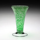 William Yeoward Vanessa Vase Forest Green 9" / 23cm in Forest Green, handmade crystal, detail view