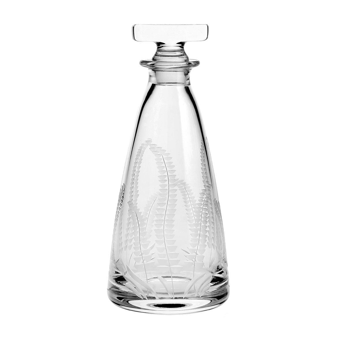 William Yeoward Veronica Scent Bottle Conical, handmade crystal, on a white background