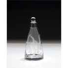 William Yeoward Veronica Scent Bottle Silver Collar, handmade crystal, detail view