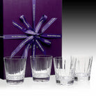 William Yeoward Vesper Gift Set of 4 Whisky Tumblers Conical, handmade crystal, detail view