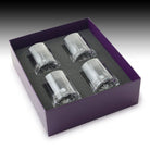 William Yeoward Vesper Gift Set of 4 Whisky Tumblers Straight, handmade crystal, detail view