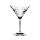 William Yeoward Vesper Martini, handmade crystal, on a white background