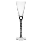 William Yeoward Vesta Champagne Flute, handmade crystal, on a white background