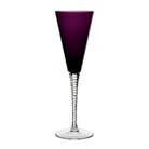 William Yeoward Vesta Goblet Amethyst in Amethyst, handmade crystal, on a white background