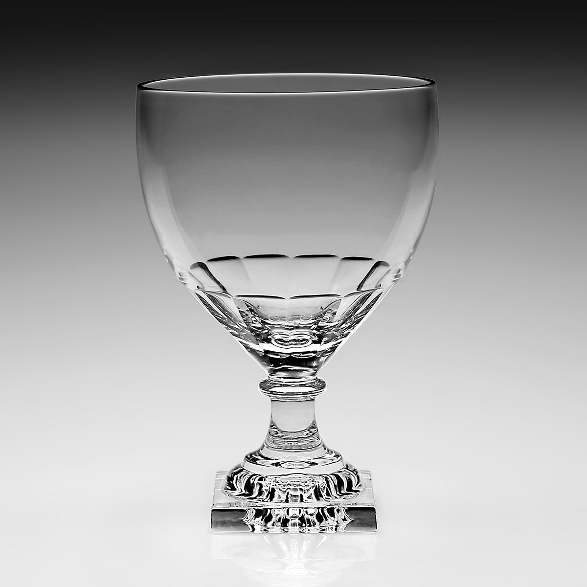 William Yeoward Virginia Goblet, handmade crystal, detail view