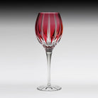 William Yeoward Vita Goblet Rose in Rose, handmade crystal, detail view