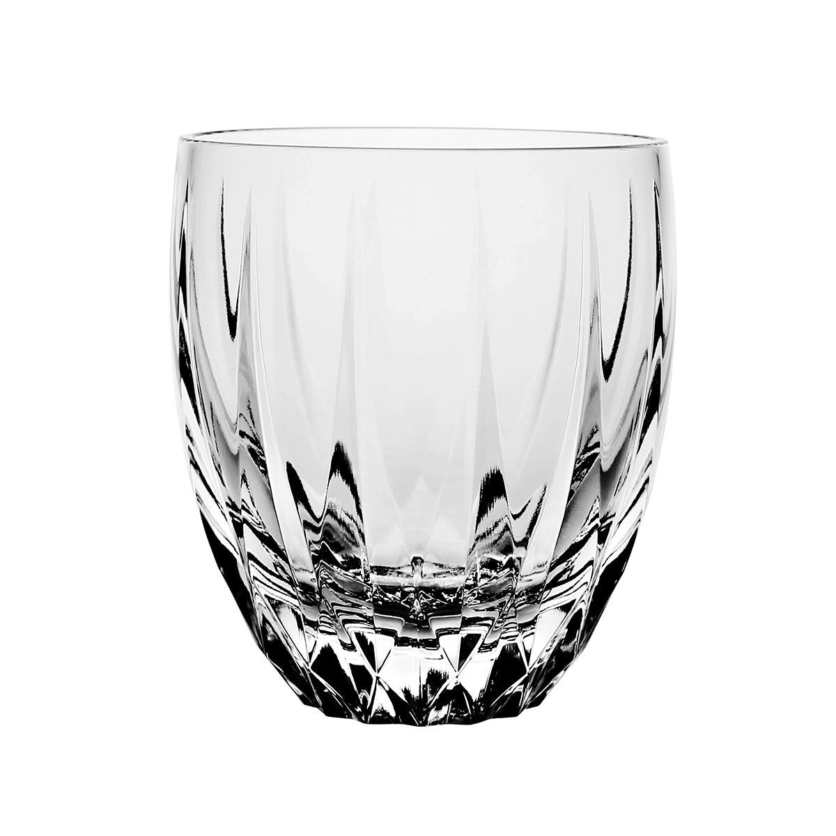 William Yeoward Vita Tumbler Double Old Fashioned Clear, handmade crystal, on a white background