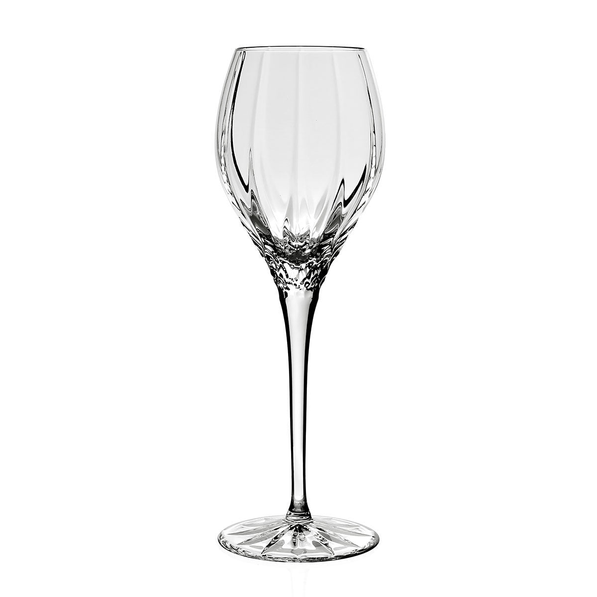 William Yeoward Vita Wine, handmade crystal, on a white background