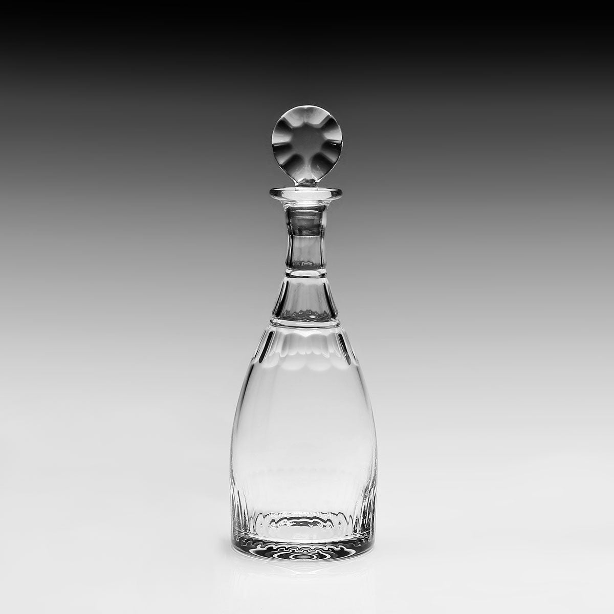 William Yeoward Wallis Decanter Half Bottle, handmade crystal, detail view