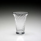 William Yeoward Waves Flower Vase 6" / 152mm, handmade crystal, detail view