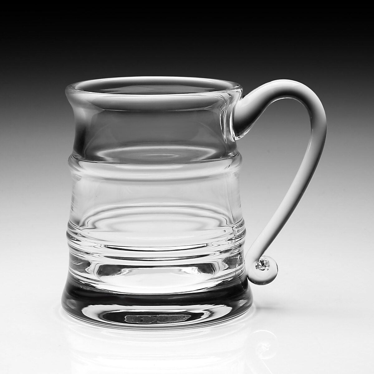 William Yeoward Whitney Beer Tankard, handmade crystal, detail view
