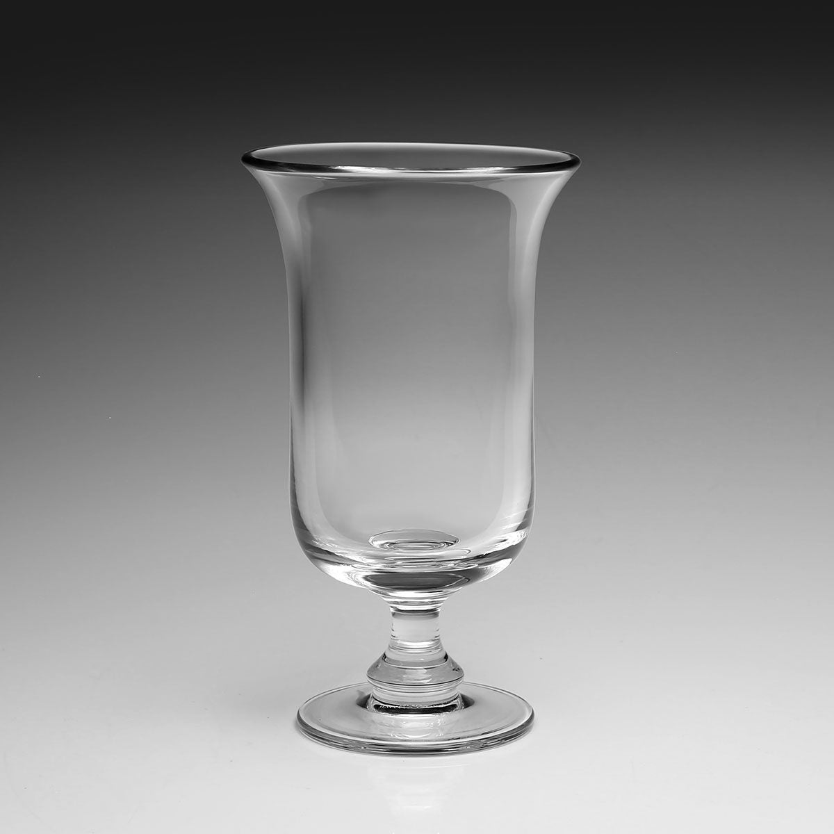 William Yeoward Whitney Footed Flower Vase 8" / 203mm, handmade crystal, detail view