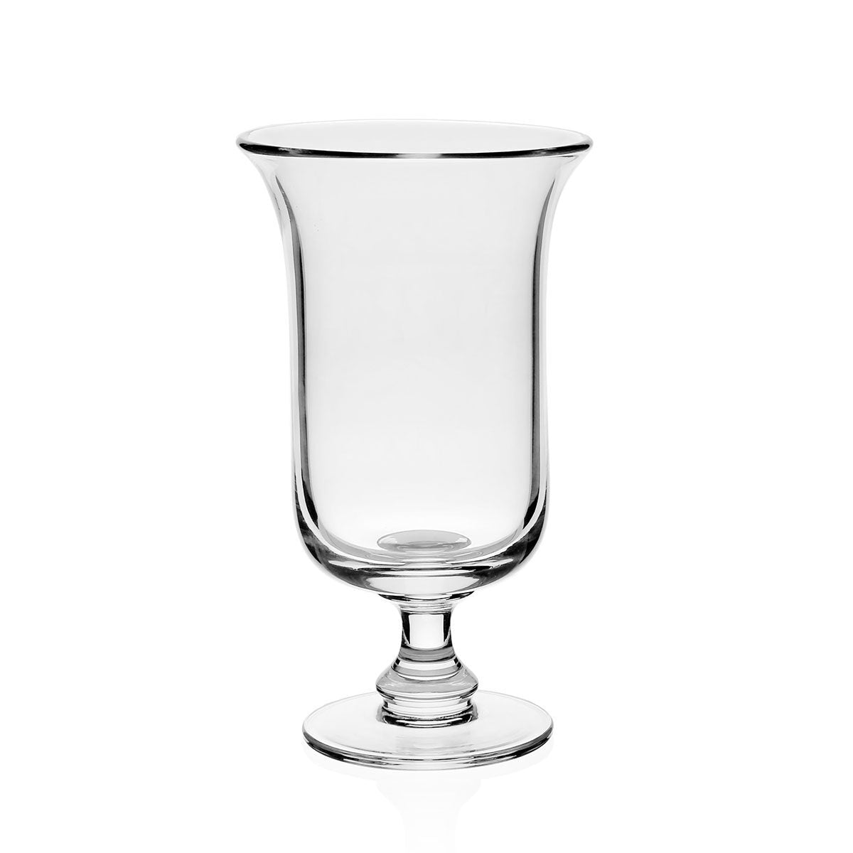 William Yeoward Whitney Footed Flower Vase 8" / 203mm, handmade crystal, on a white background