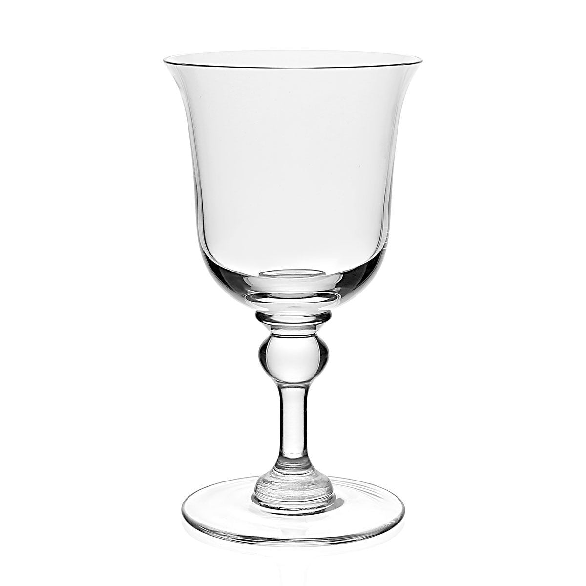 William Yeoward Whitney Goblet, handmade crystal, on a white background