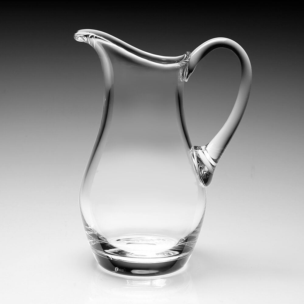 William Yeoward Whitney Pitcher 25oz, handmade crystal, detail view