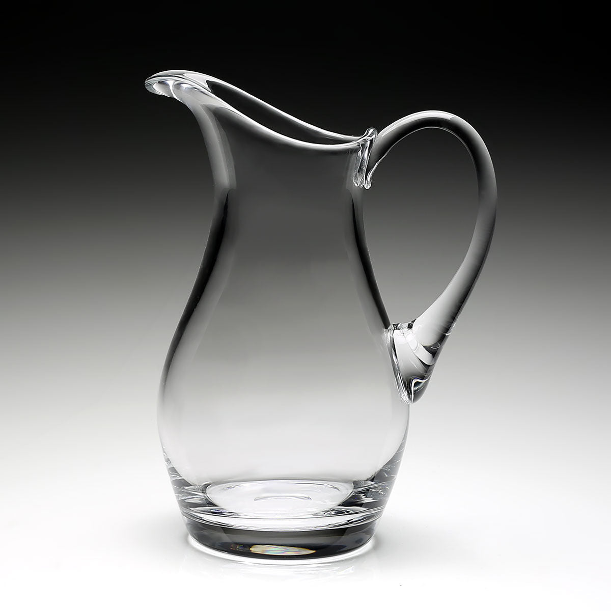 William Yeoward Whitney Pitcher 3 Pint, handmade crystal, detail view