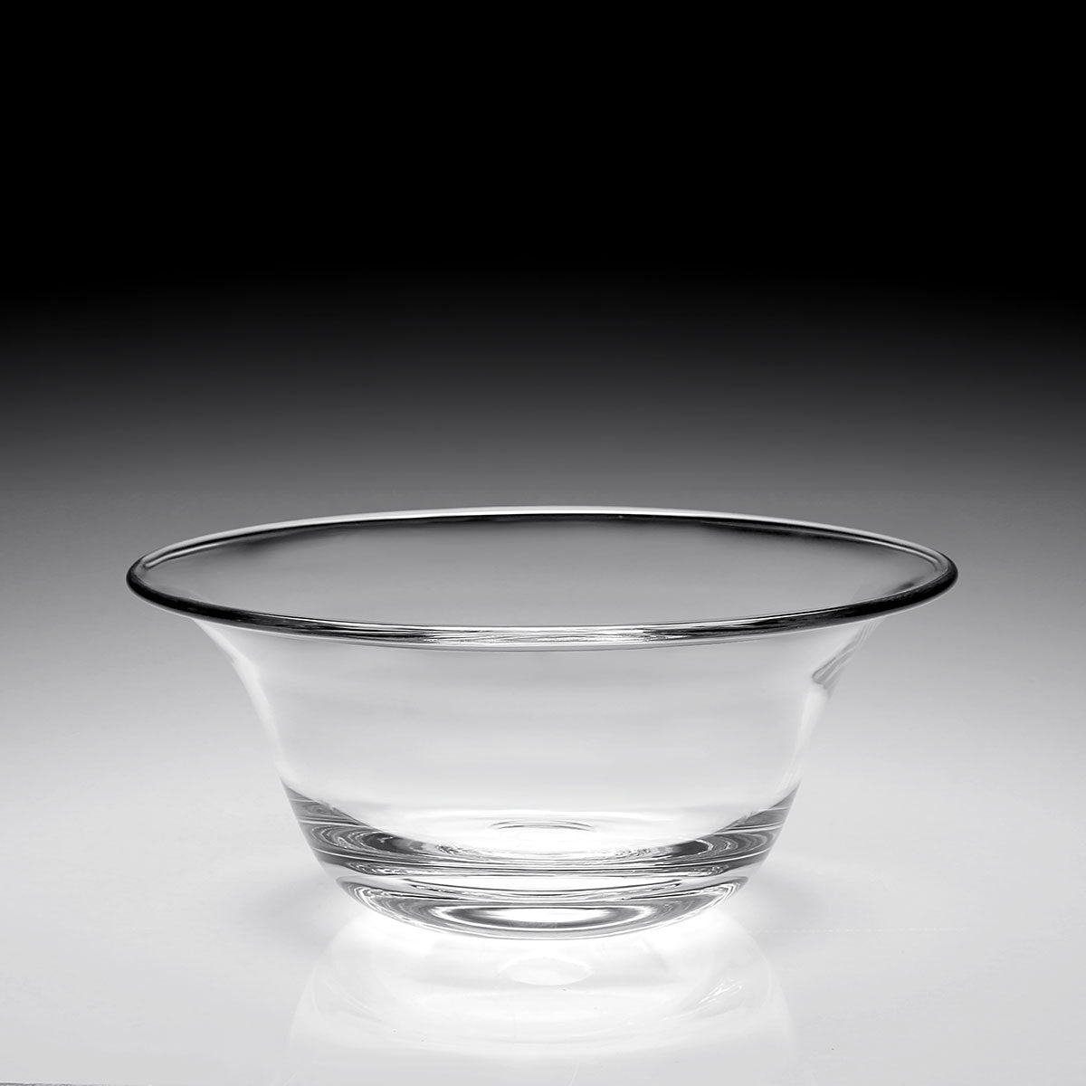 William Yeoward Whitney Salad Bowl 11" / 28cm, handmade crystal, detail view