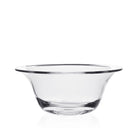 William Yeoward Whitney Salad Bowl 11" / 28cm, handmade crystal, on a white background