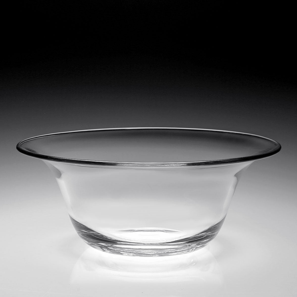 William Yeoward Whitney Salad Bowl 13¾" / 35cm, handmade crystal, detail view