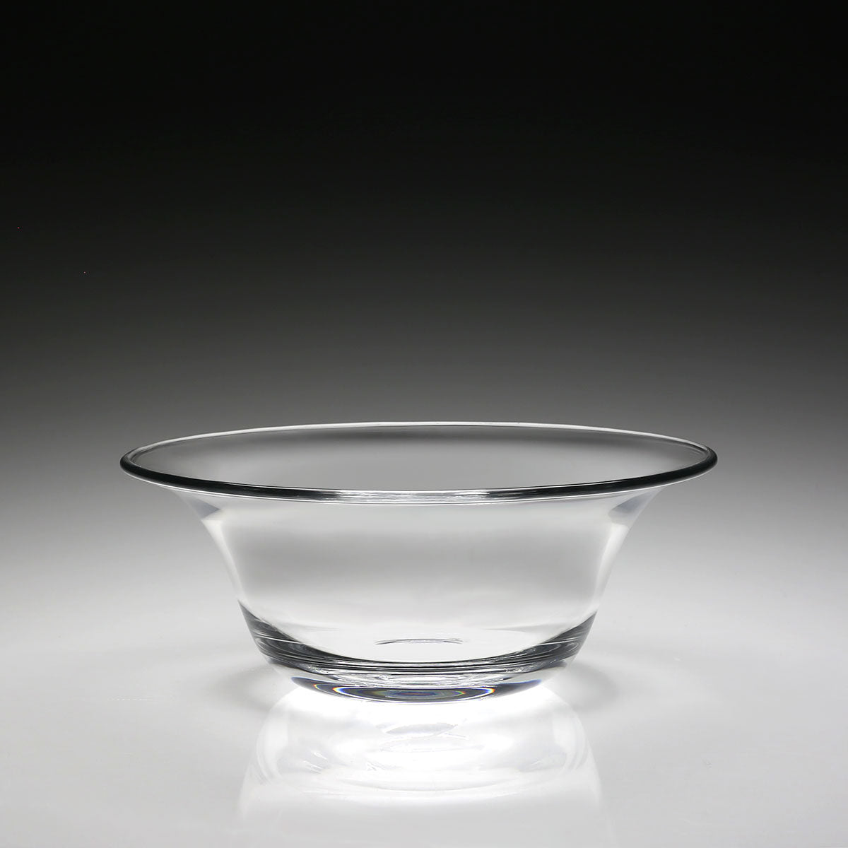 William Yeoward Whitney Salad Bowl 9 ½" / 240mm, handmade crystal, detail view