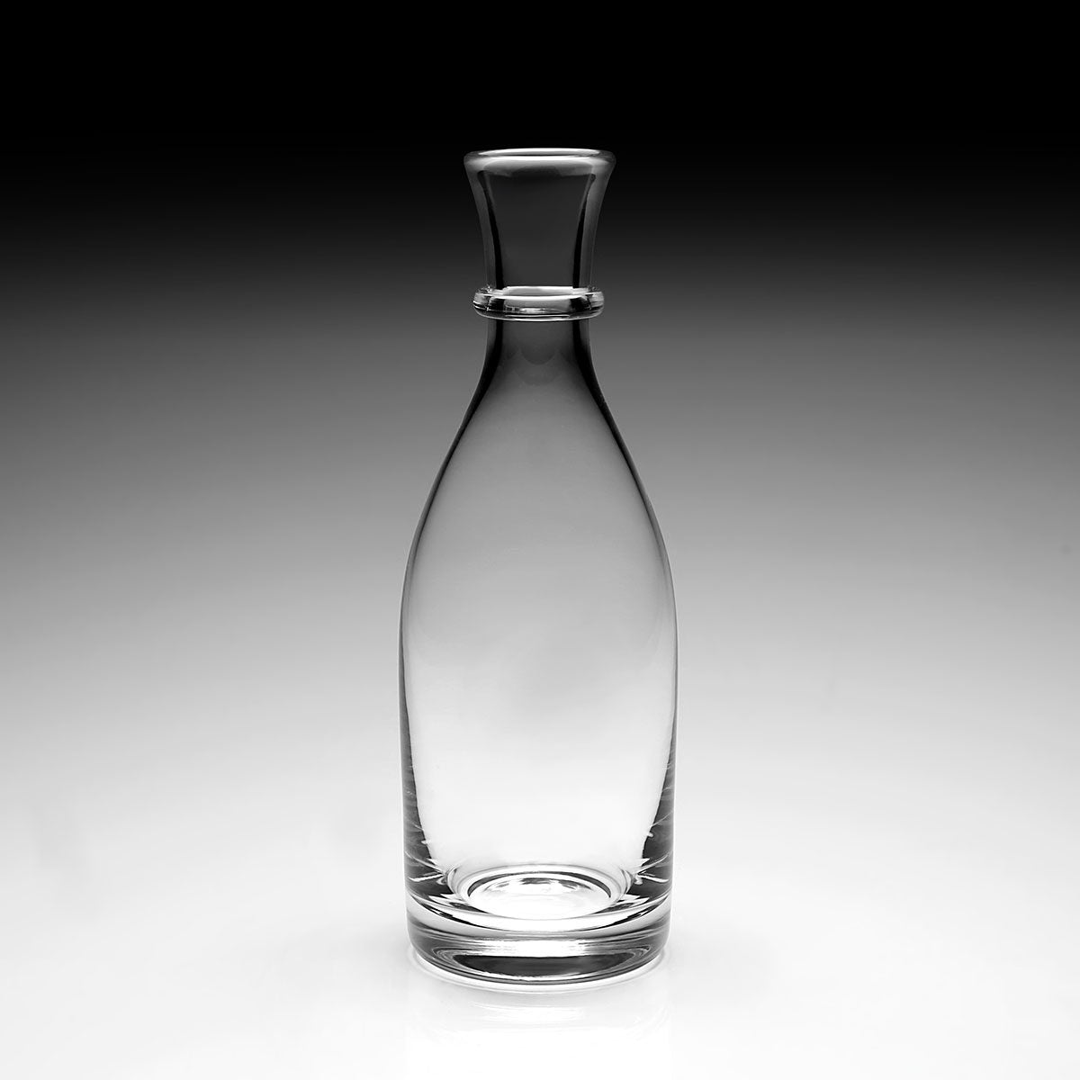 William Yeoward Whitney Tall Carafe, handmade crystal, detail view