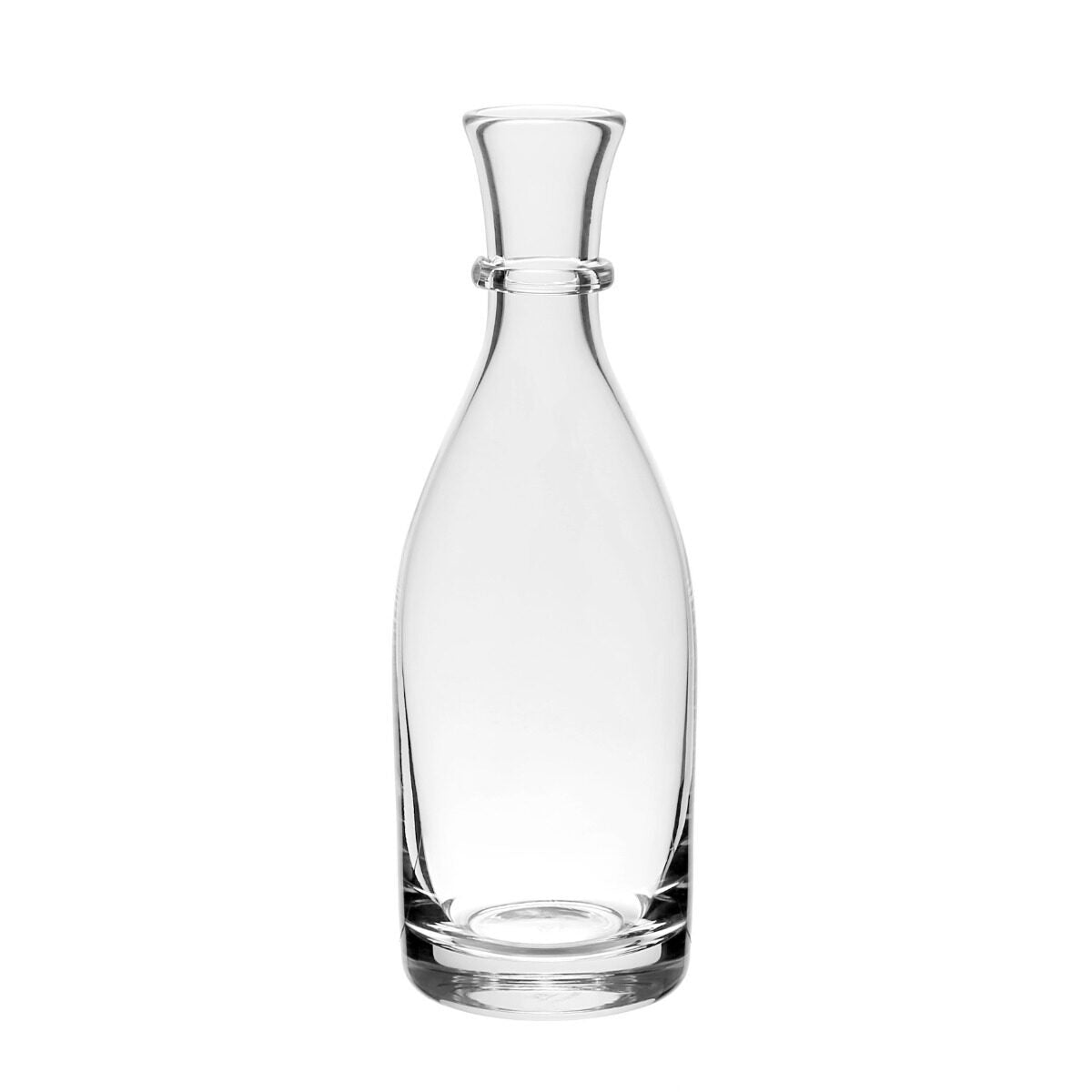 William Yeoward Whitney Tall Carafe, handmade crystal, on a white background