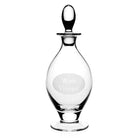 William Yeoward Wine Vinegar Bottle, handmade crystal, on a white background