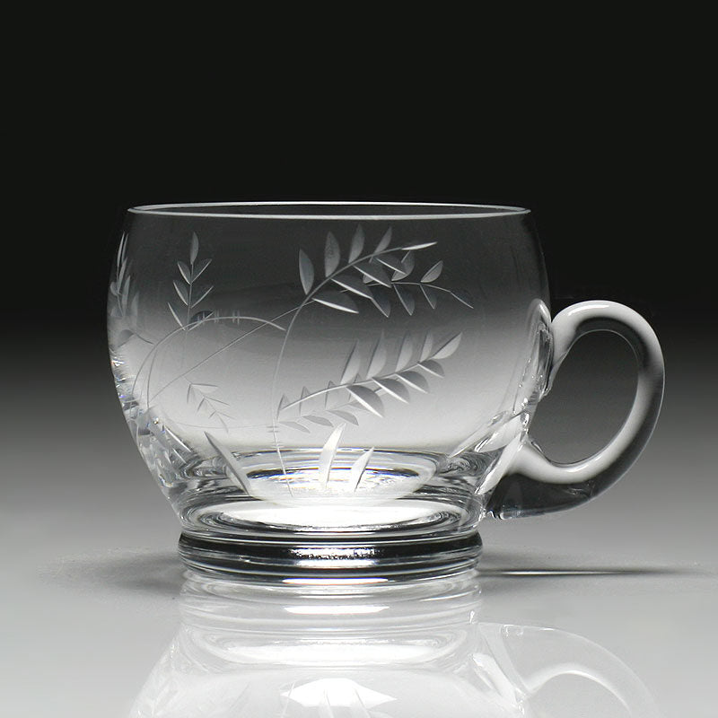 William Yeoward Wisteria Punch Cup, handmade crystal, detail view