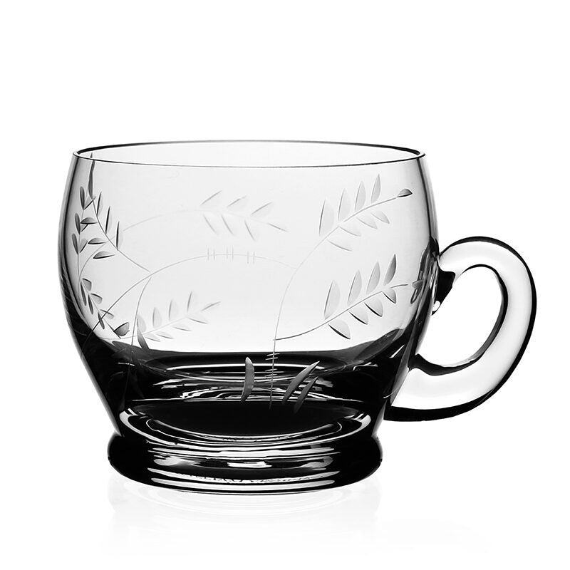 William Yeoward Wisteria Punch Cup, handmade crystal, on a white background
