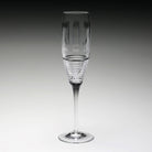 William Yeoward Zelda Champagne Flute, handmade crystal, detail view