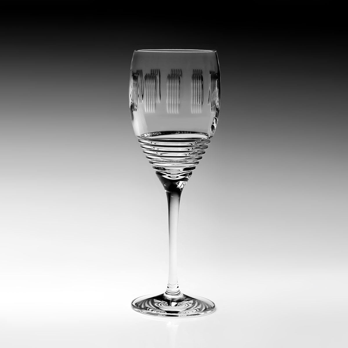 William Yeoward Zelda Goblet, handmade crystal, detail view