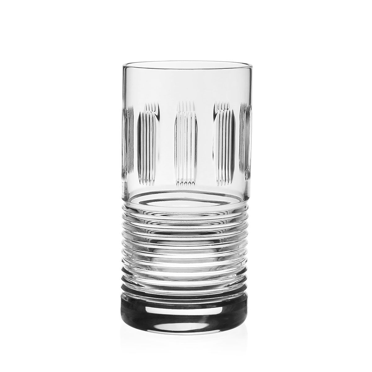 William Yeoward Zelda Tumbler Highball, handmade crystal, on a white background