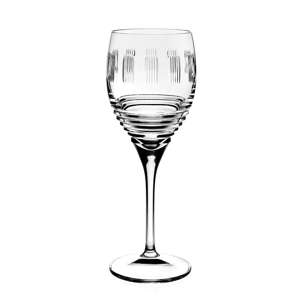 William Yeoward Zelda Wine, handmade crystal, on a white background